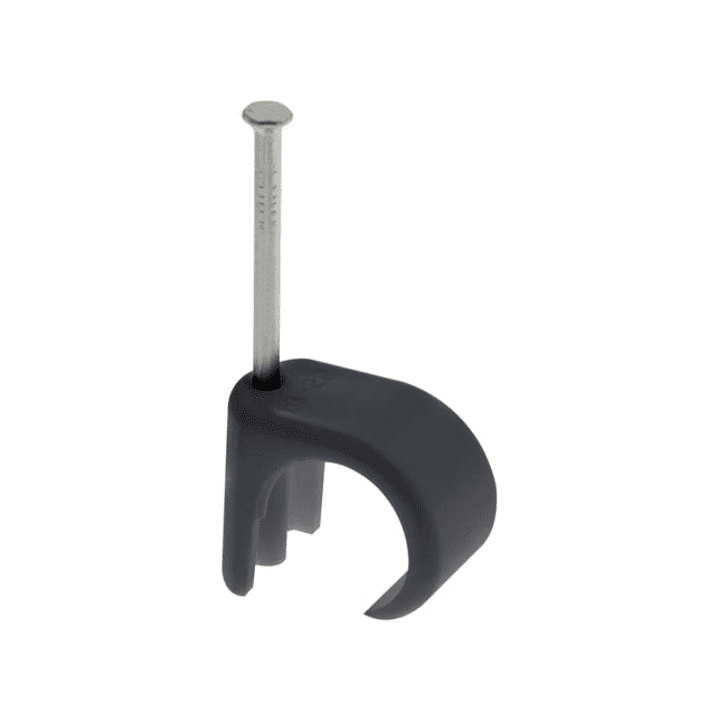 UNICRIMP ROUND CABLE CLIPS 10-14mm BLACK QRC11
