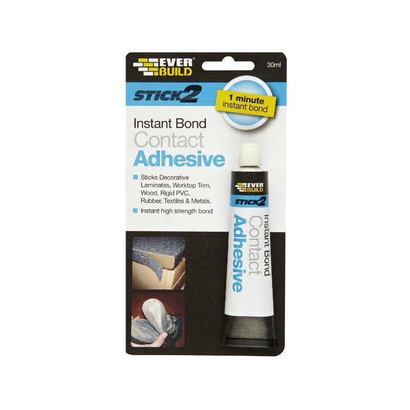 Everbuild Stick2 Instant Bond Contact Adhesive 30ml S2CONADH
