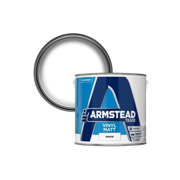 ARMSTEAD TRADE VINYL MATT EMULSION 2.5l WHITE 5236721