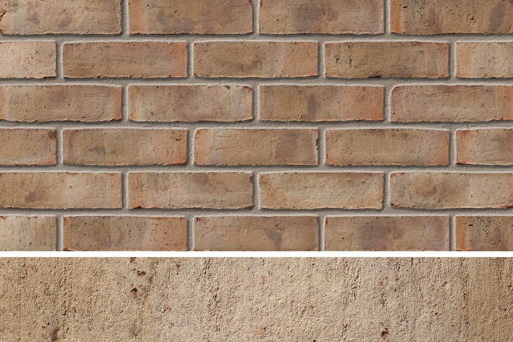 IBSTOCK BIRTLEY OLDE ENGLISH BUFF BRICK 65mm (98 PER LEG) A2605A
