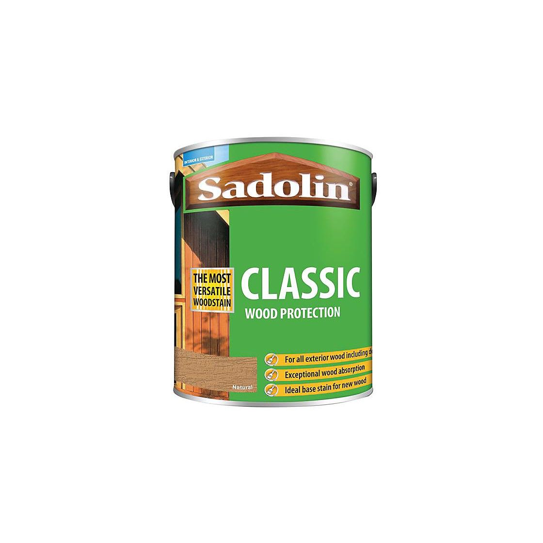 SADOLIN CLASSIC WOODSTAIN 5l NATURAL 5028504