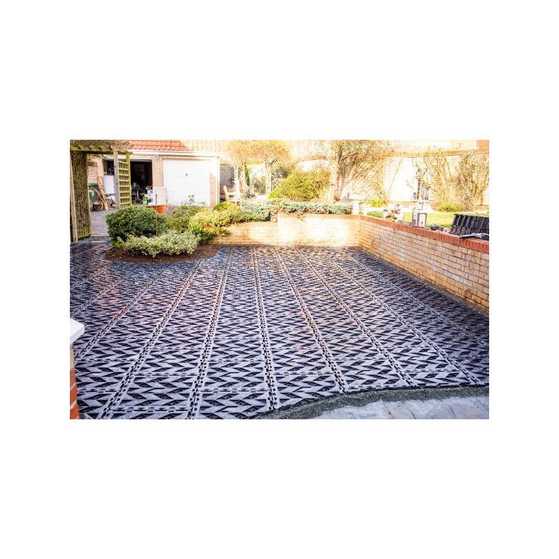 AZPECTS EASYSCAPE CLICKBASE 500 x 500 x 20mm BLACK 6310