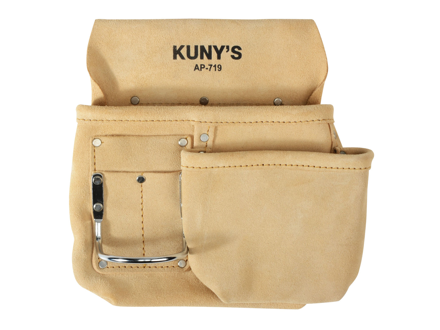 KUNYS KUNAP719 SLIT GRAIN LEATHER HALF APRON