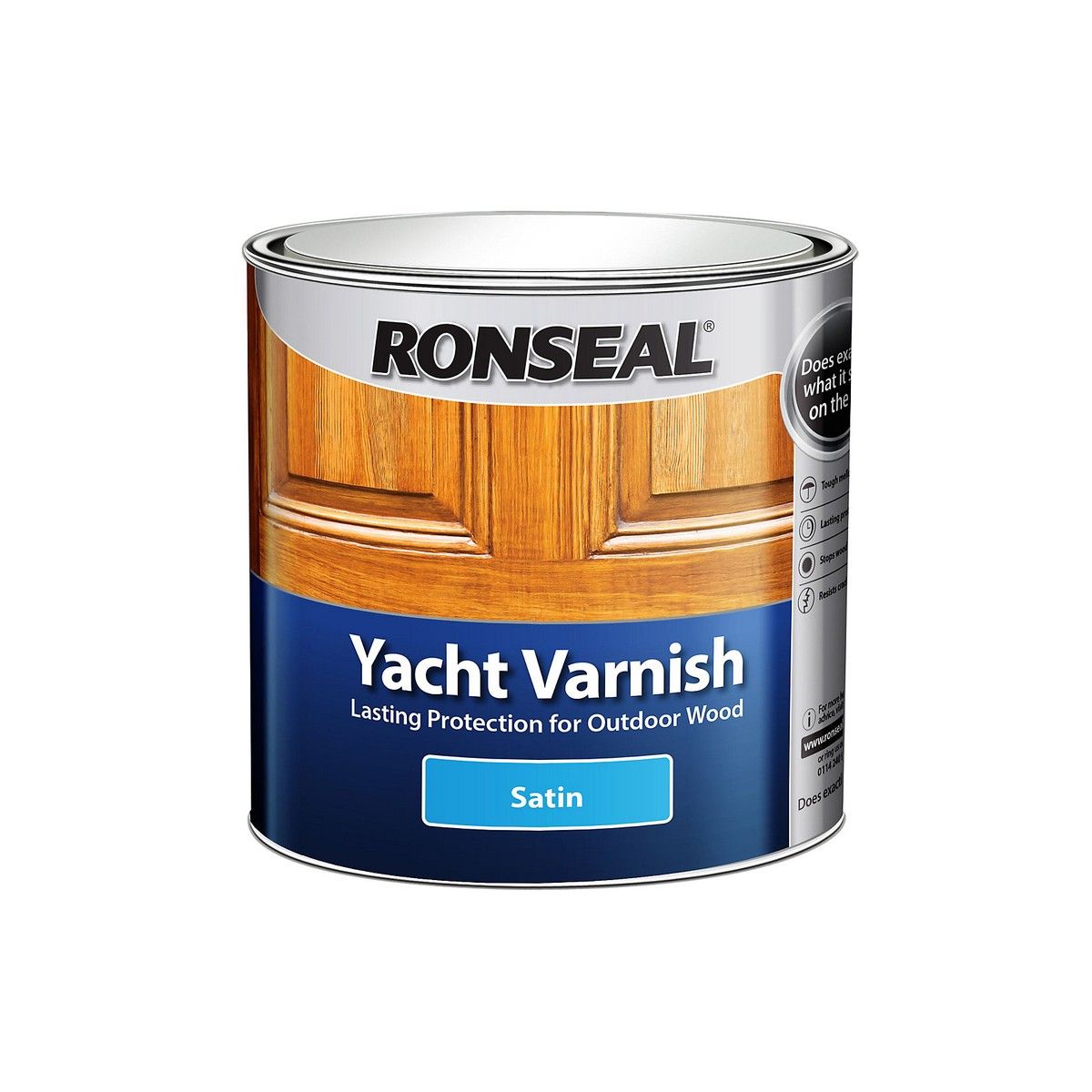 RONSEAL YACHT VARNISH SATIN 2.5l 34909