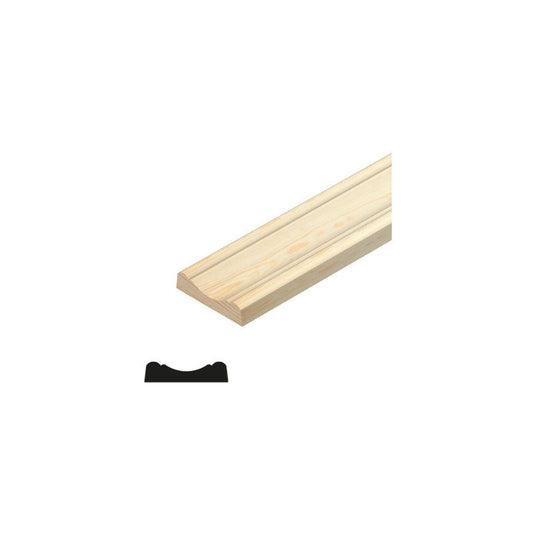 PINE DECORATIVE MOULDING 30 x 8 x 2400mm TM560