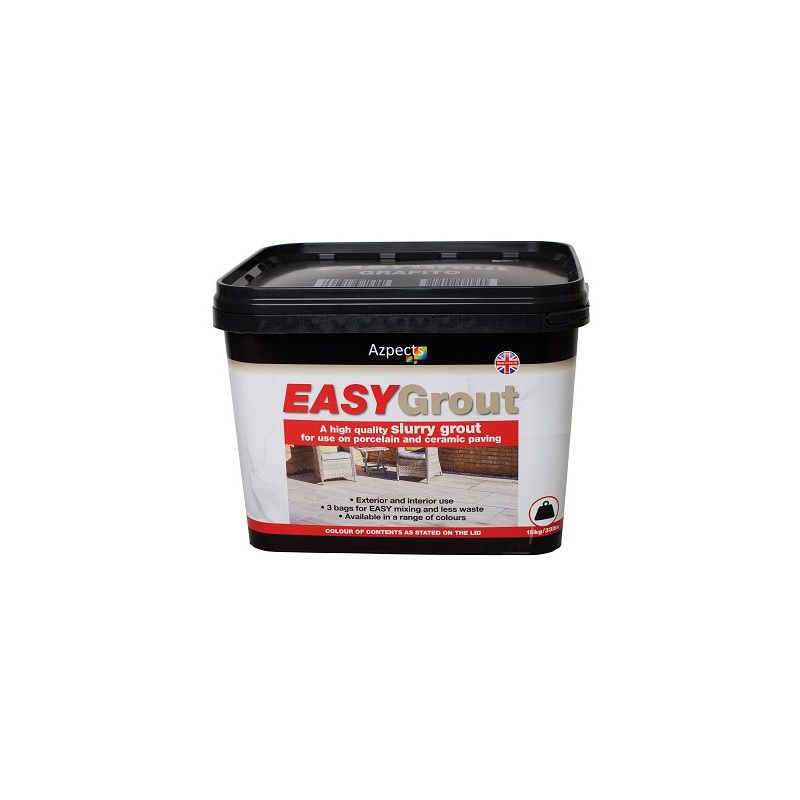 AZPECTS EASYGROUT SLURRY GROUT FOR PORCELAIN PAVING 15kg 7016 GRAFITO