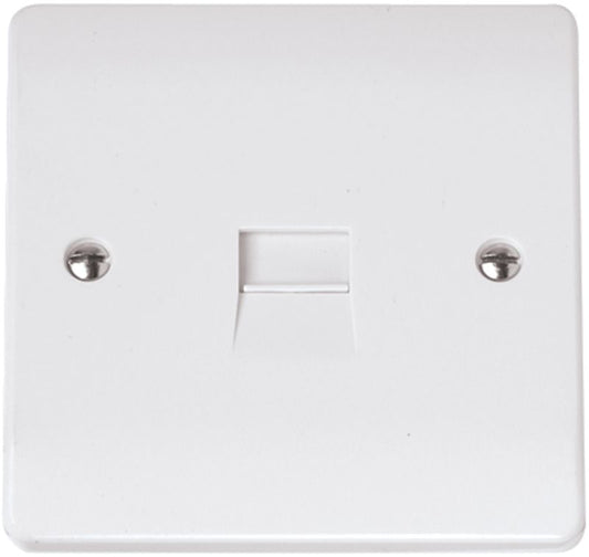 CLICK CMA119 1-GANG SINGLE MASTER TELEPHONE OUTLET