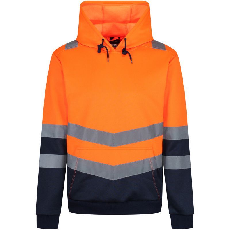 REGATTA TRF663 PRO HI-VIS HOODIE ORANGE LARGE TRF663 18870