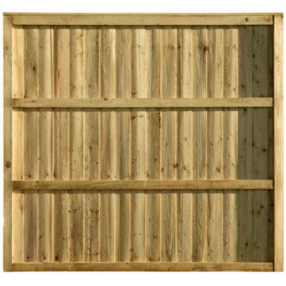 WOODBANK 1.2 x 1.83m HD SUFFOLK M&T FRAMED CLOSEBOARD FENCE PANEL GREEN