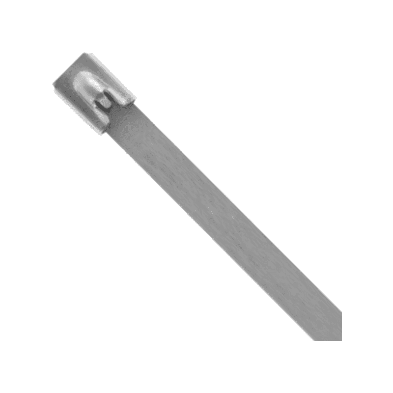 UNICRIMP ROLLER BALL CABLE TIE 300 x 4.6mm STAINLESS STEEL QSST300S
