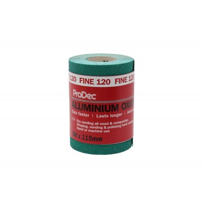RODO PAALV120 ALUMINIUM OXIDE ROLL 5m 120 GRIT