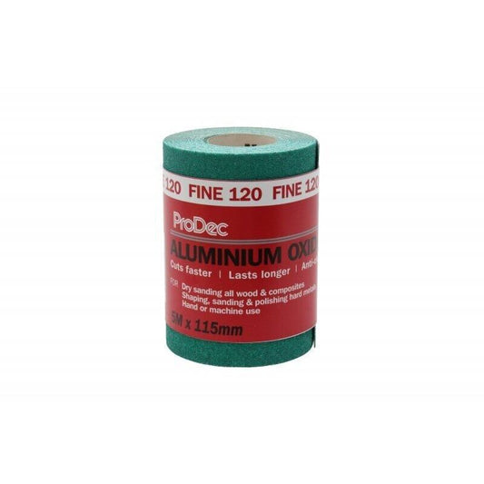 RODO PAALV120 ALUMINIUM OXIDE ROLL 5m 120 GRIT