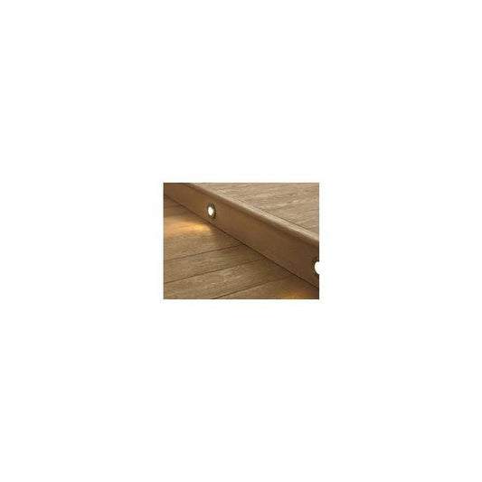 Millboard Flexible Bullnose Step Edge 50 x 32 x 2400mm Coppered Oak