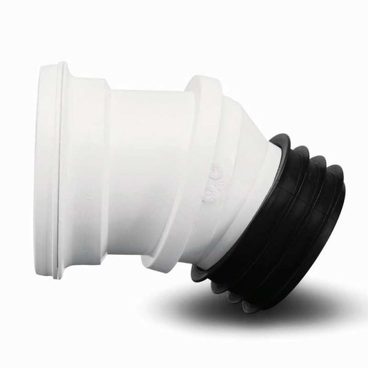 POLYPIPE KWIKFIT TO PAN OFFSET 40 x 110mm WHITE SK52
