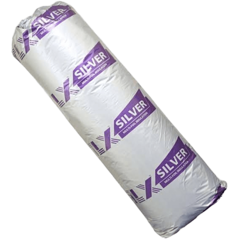 TLX SILVER 2 IN 1 MULTIFOIL INSULATION 10 x 1.2m 12m2 ROLL BBA APPROVED