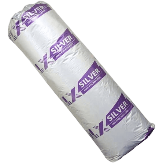 TLX SILVER 2 IN 1 MULTIFOIL INSULATION 10 x 1.2m 12m2 ROLL BBA APPROVED