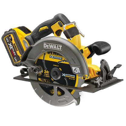DeWalt 54V Xr Precision Circular Saw With 2 x 9.0ah Batteries & Dcb1 | DCS578X2-GB