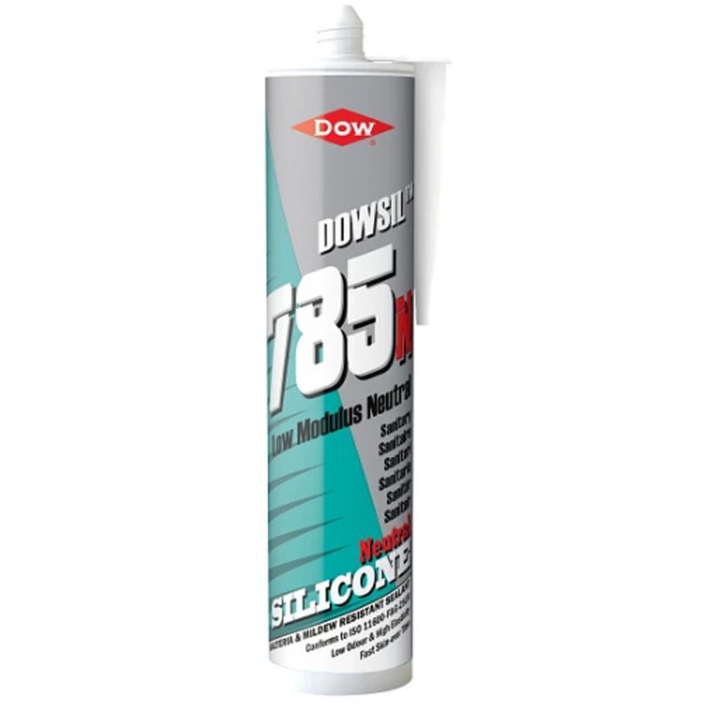 DOW 785N NEUTRAL SANITARY SILICONE 310ml WHITE 4134678