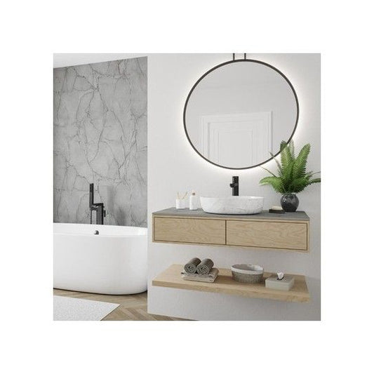 WETWALL ELITE VANITY WORKTOP 12 x 425 x 1500mm MARMO GRIGIO 14000041
