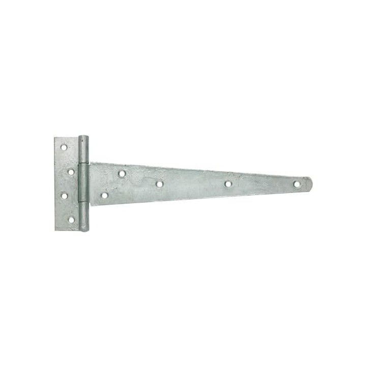 A PERRY 119 GALV HEAVY TEE HINGE 200mm 8" (PAIR) 119-0200GV