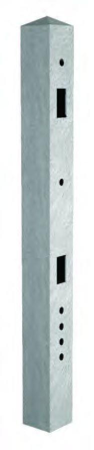 Supreme Concrete Pointed Morticed Intermediate Post 2440mm MRT244I