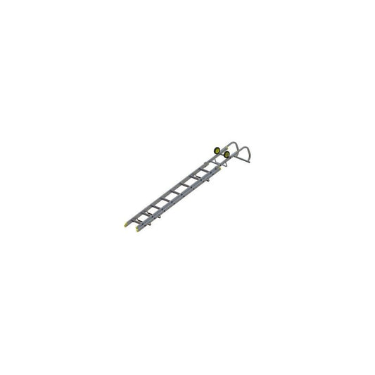 WERNER DOUBLE SECTION ROOF LADDER (12+14) 4.33m - 7.13m 77103
