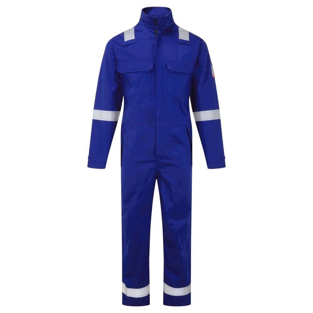 Bizflame Work+ FR Coverall, L, R, Royal Blue