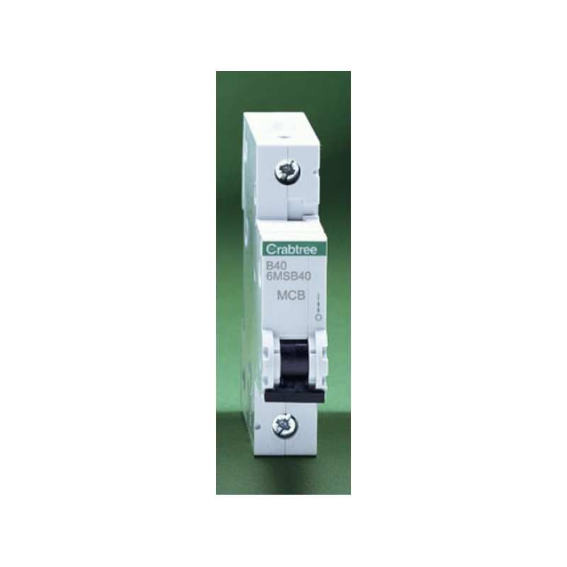 CRABTREE 6MSB40 1-POLE TYPE B MCB 40a