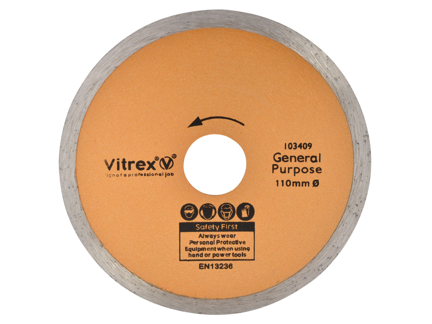 VITREX VIT103409 REPLACEMENT VIT103402 BLADE 100mm