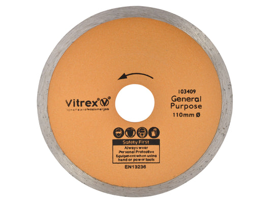 VITREX VIT103409 REPLACEMENT VIT103402 BLADE 100mm