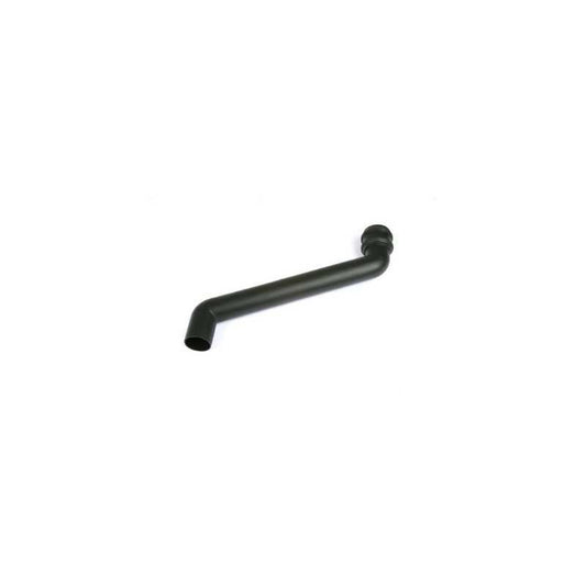 BRETT CAST IRON STYLE ROUND DOWNPIPE OFFSET 455mm BLACK BR2455CI