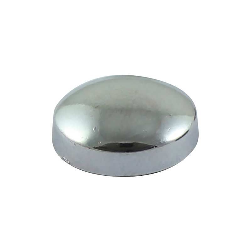 TIMCO PLASTIDOME SCREW CAPS (BAG 100) CHROME CHROMEPLAST
