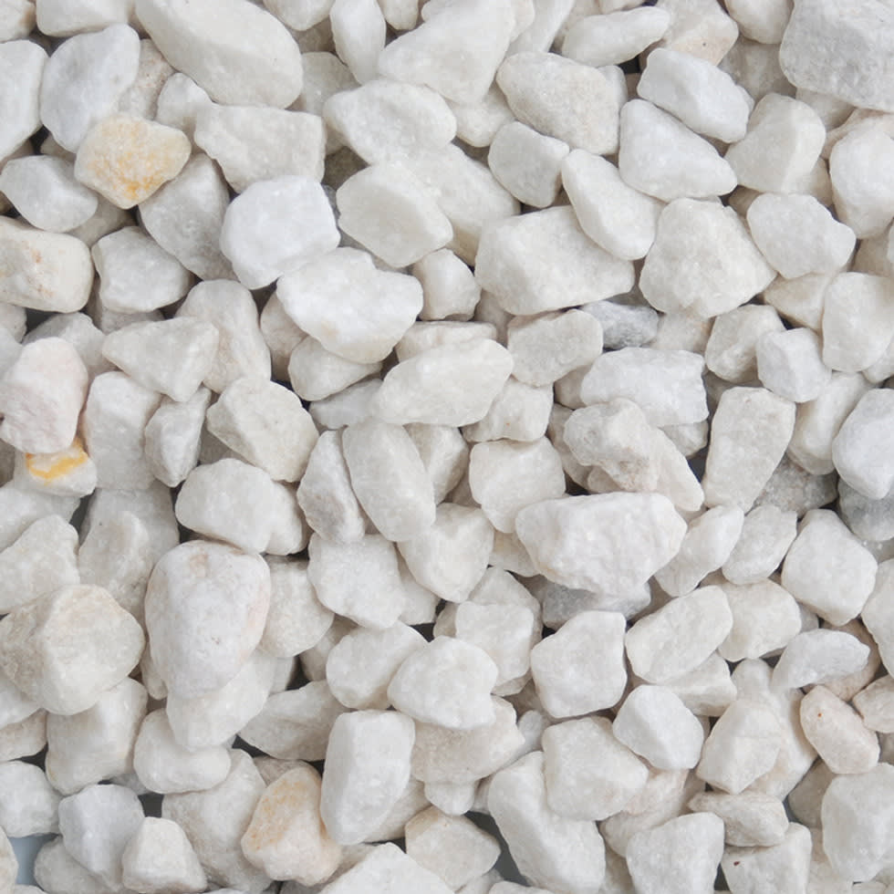 20mm Polar White Chippings Bulk Bag (800kg)