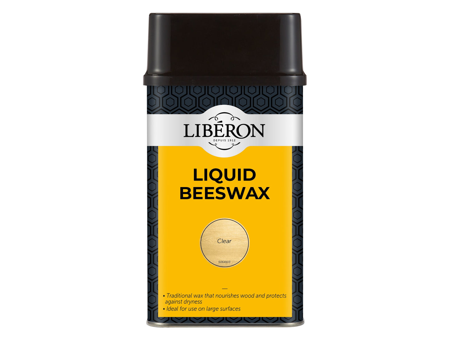 LIBERON LIBBLCL500N LIQUID BEESWAX WITH PURE TURPENTINE 500ml CLEAR
