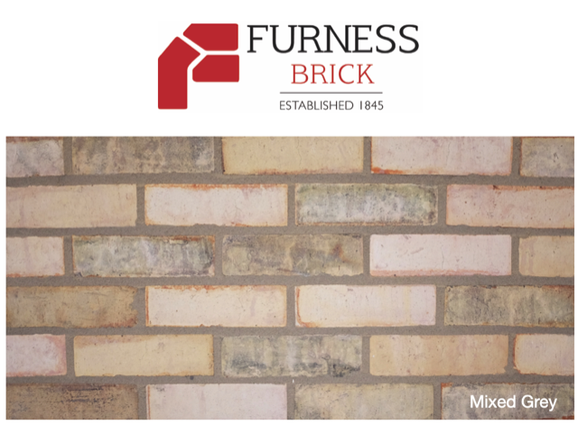 FURNESS EDWARDIAN MIXED GREY BRICK 80mm (230mm LENGTH) SCOTLAND