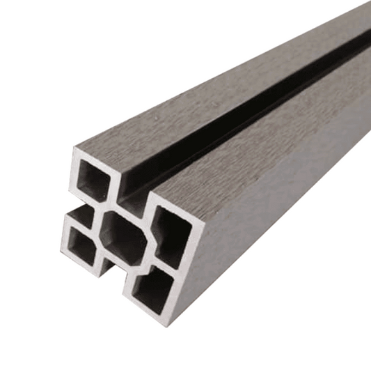 COMPLETE COMPOSITE FENCING VERSAFENCE COMPOSITE FENCE POST 2400mm SILVER / SLATE CCVFCPS