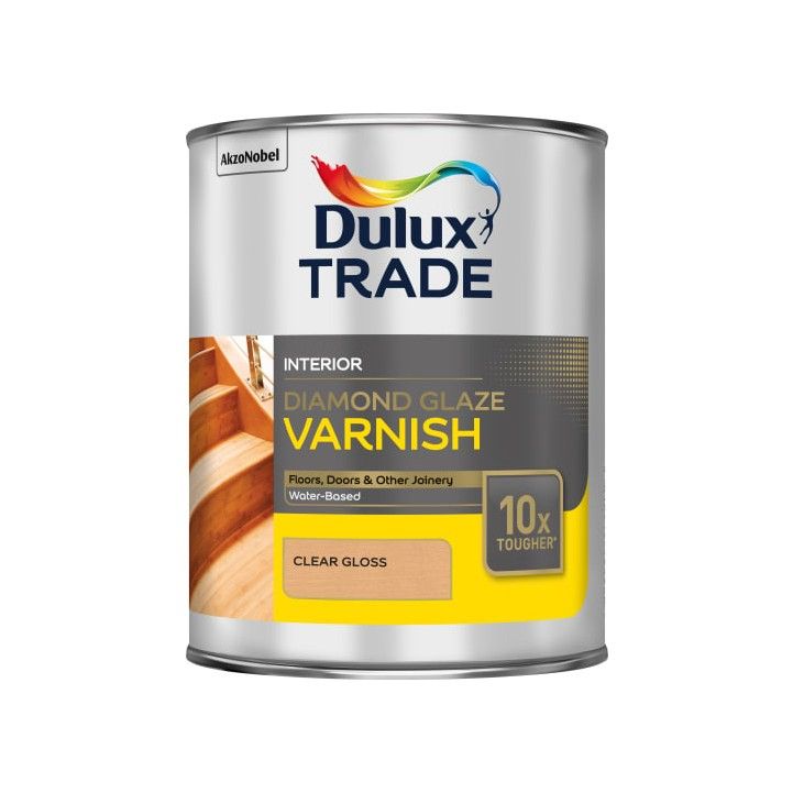 DULUX TRADE DIAMOND GLAZE 1l CLEAR GLOSS 5083002