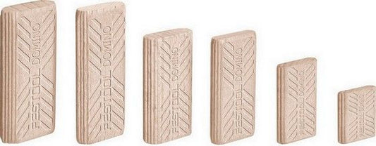 FESTOOL 494940 130 PIECE DOMINO DOWELS SET 8X40MM BEECH