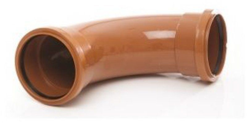 POLYPIPE BEND DOUBLE SOCKET 110mm x 15deg UG409