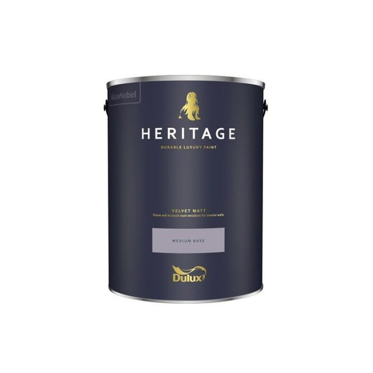 DULUX TRADE HERITAGE VELVET MATT BASE 5l MEDIUM 5479968