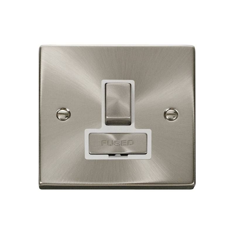 CLICK VPSC751WH 13A SW SPUR SATIN CHR