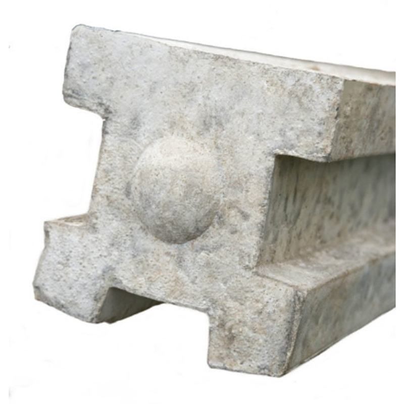 WELCH SLOTTED CONCRETE 3 WAY POST 9ft