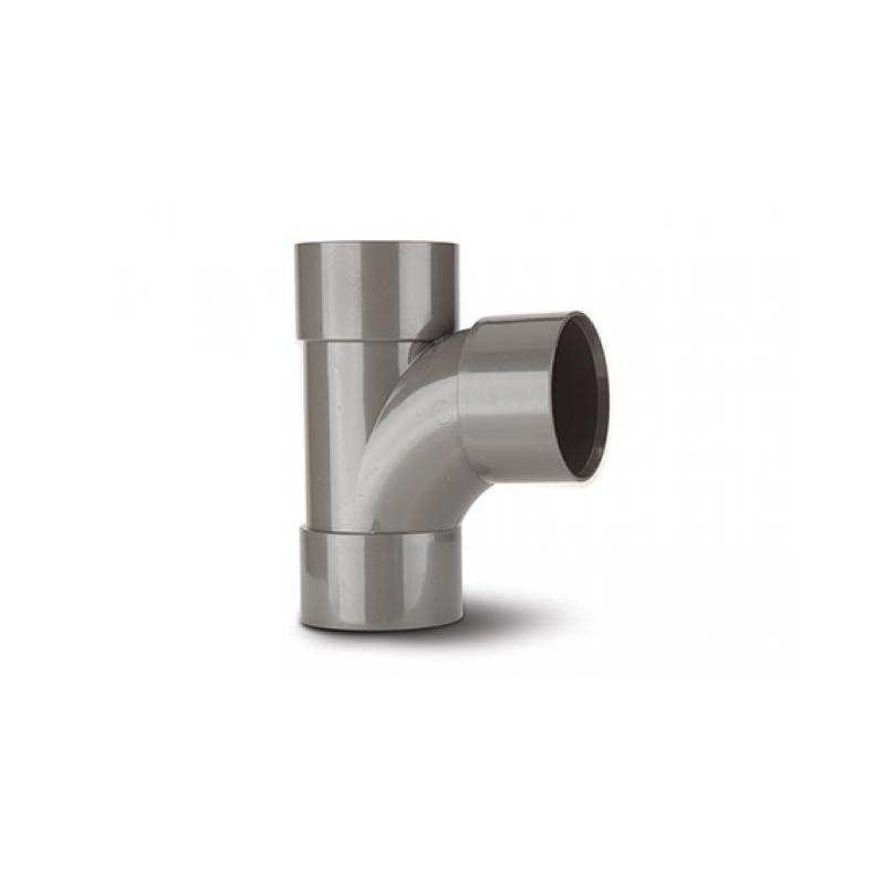 POLYPIPE ABS SWEPT TEE 32mm x 92.5deg WS21 WS21G GREY