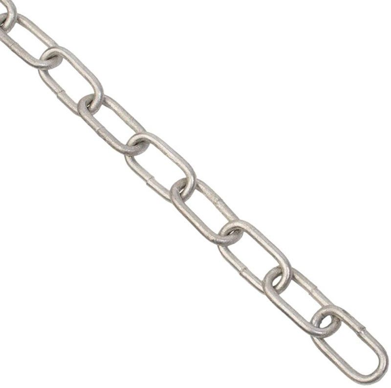 8 x 42mm No 300 GALV STRAIGHT LINK WELDED CHAIN PER L/MTR 300-08042R0100GV