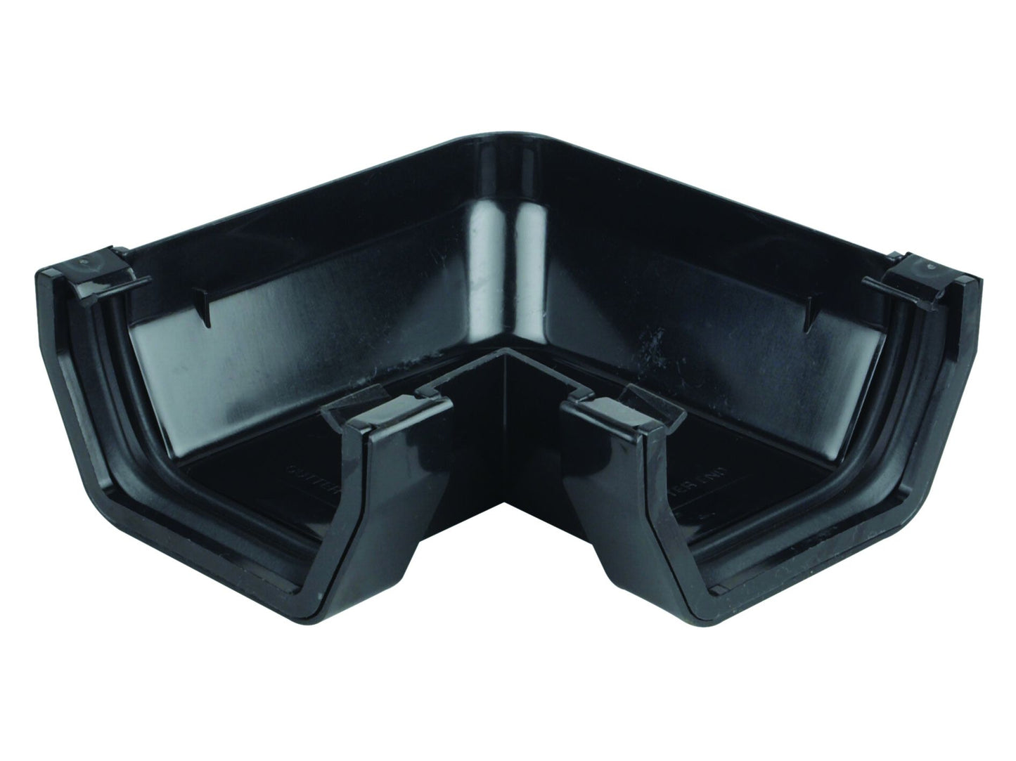 OSMASQUARELINE 4T803 PVCU GUTTER ANGLE 90deg 100mm 4T803B BLACK