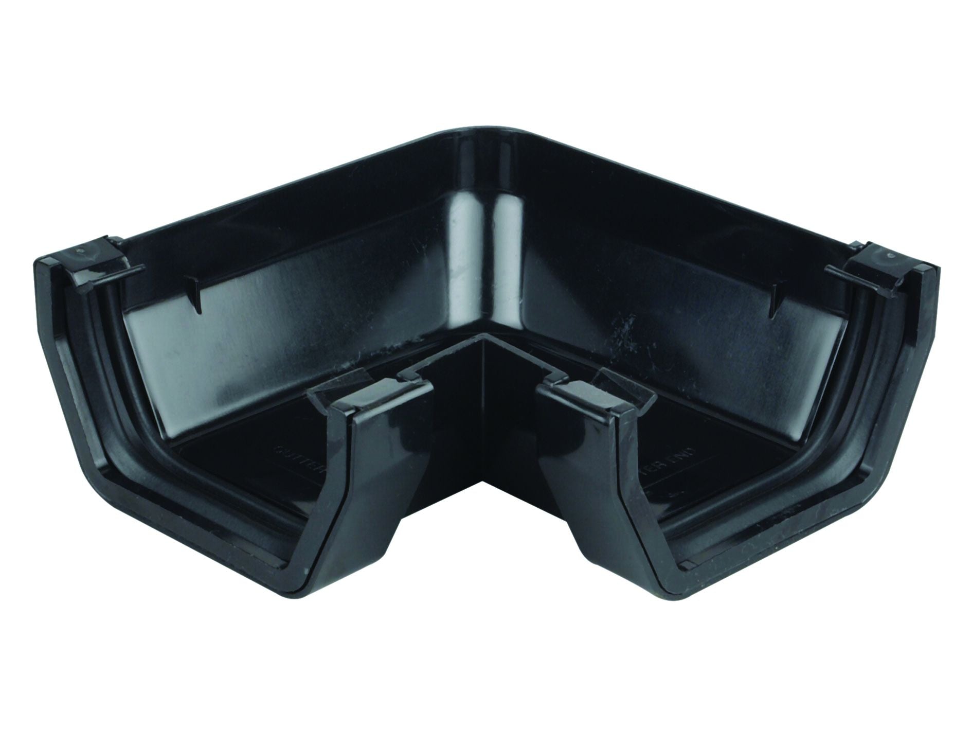 OSMASQUARELINE 4T803 PVCU GUTTER ANGLE 90deg 100mm 4T803B BLACK