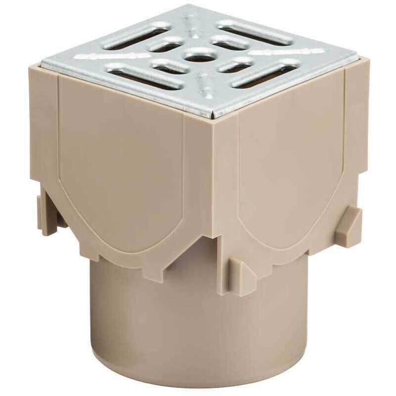 ACO RAINDRAIN A15 CORNER UNIT GALV STEEL AL OUTLET 47011