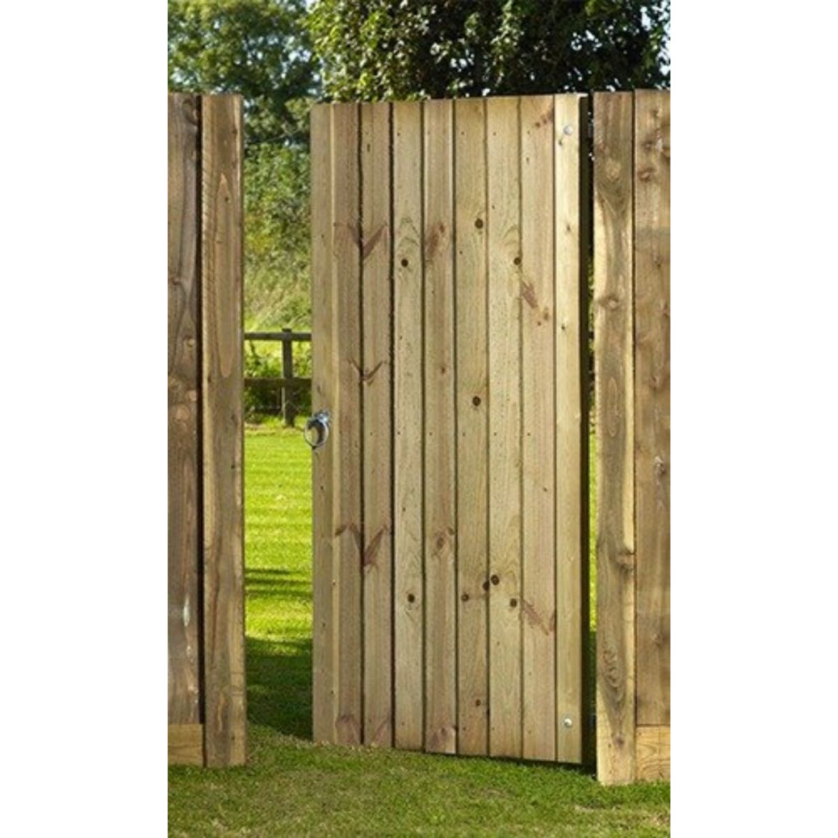CHARLTON BAB40.9 BABINGTON TREATED FEATHEREDGE GATE 900 x 1778mm GREEN