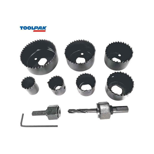 TOOLPAK BS-SET10 HOLESAW SET 10 PIECE