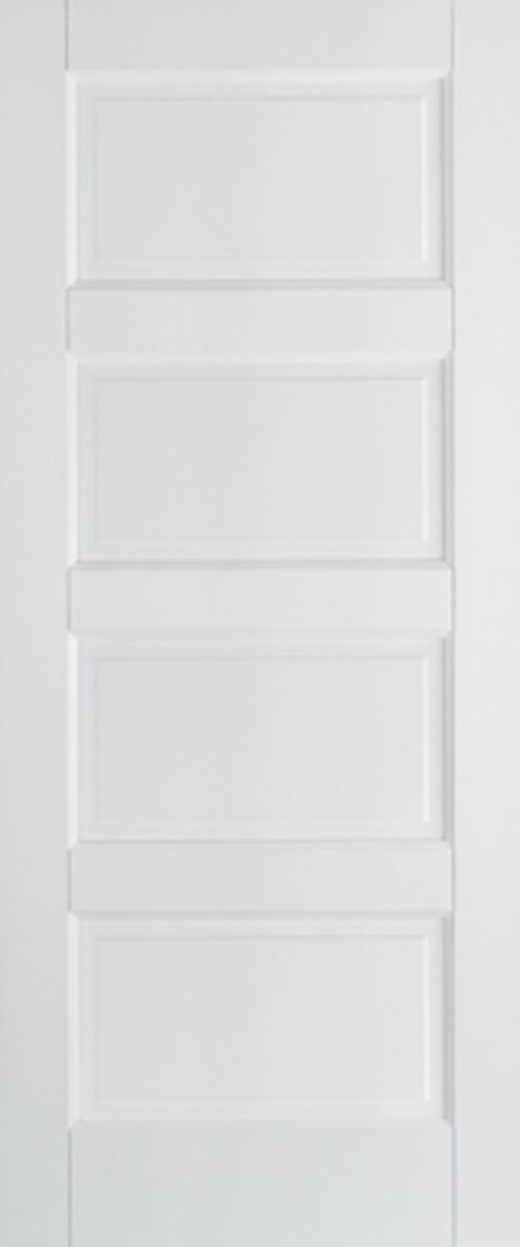 LPD WHITE CONTEMPORARY 4P DOOR 33" WFCON4P33